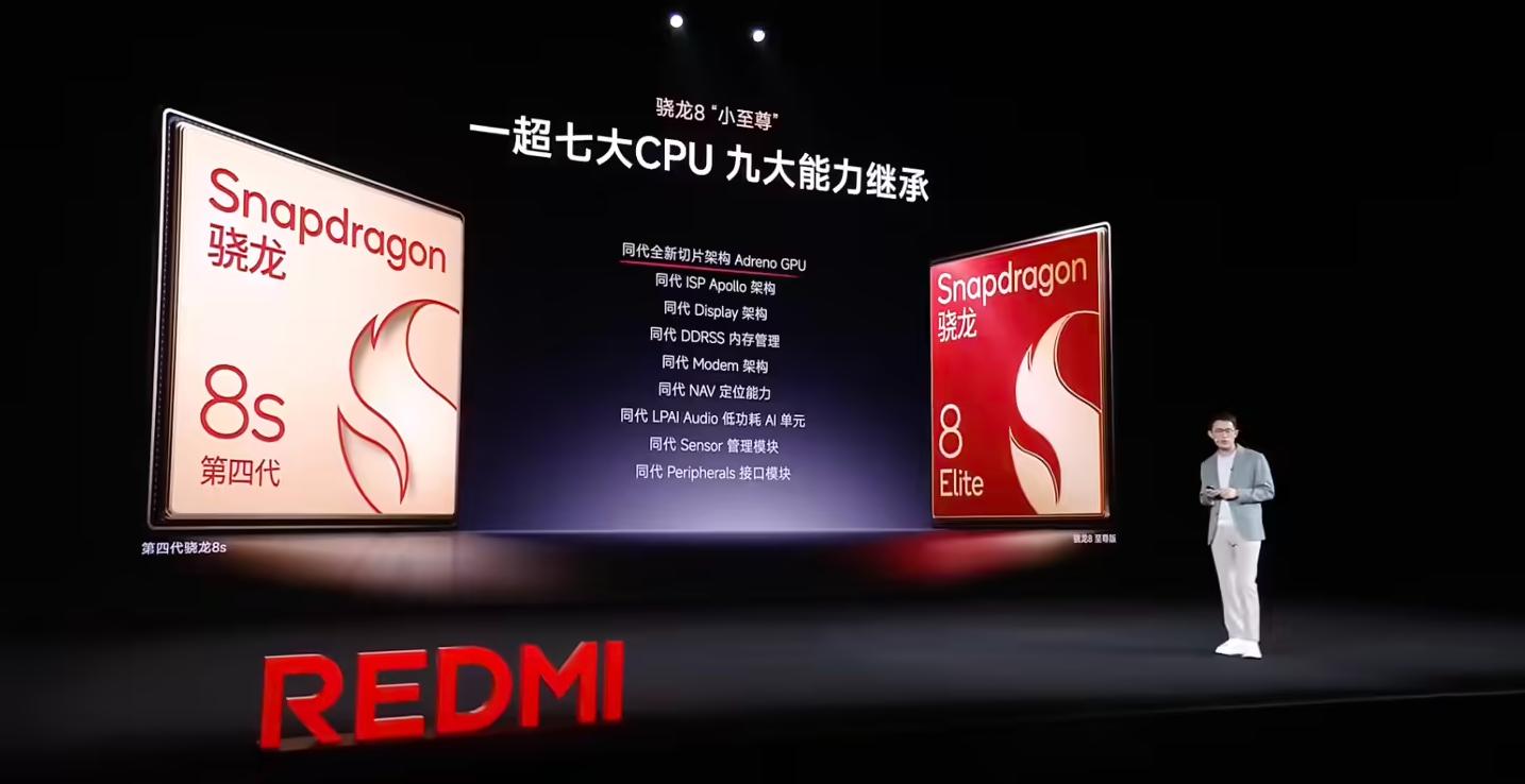 首發驍龍8s Gen4!REDMI Turbo 4 Pro正式發布:國補后1699起